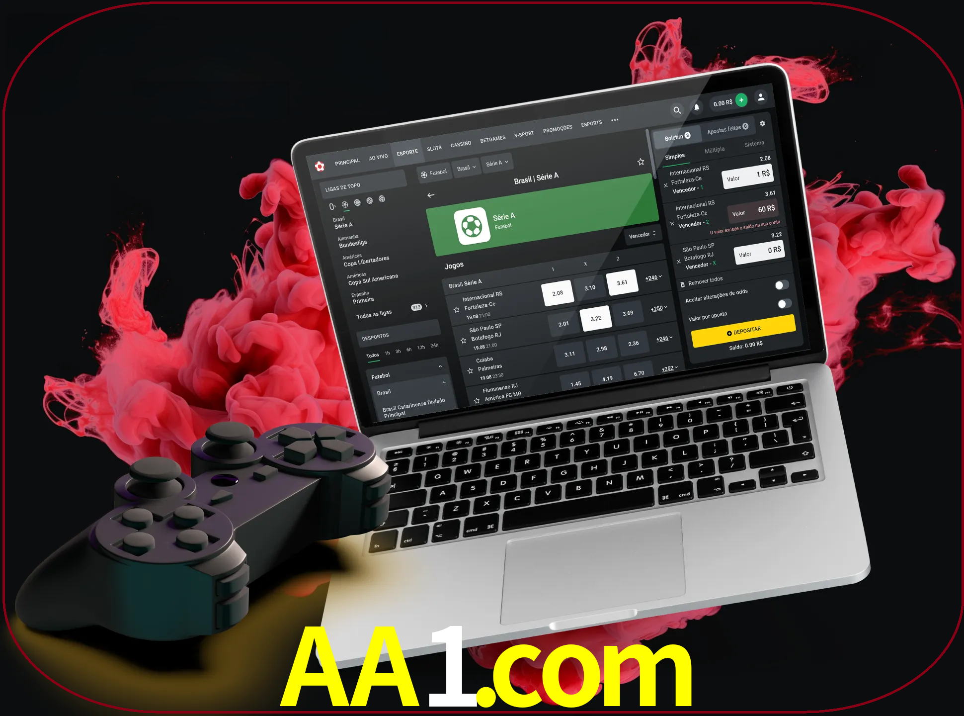 Visite a secção especial de jogos de vídeo em aa1 para descobrir em que jogos pode apostar e ganhar muito dinheiro.