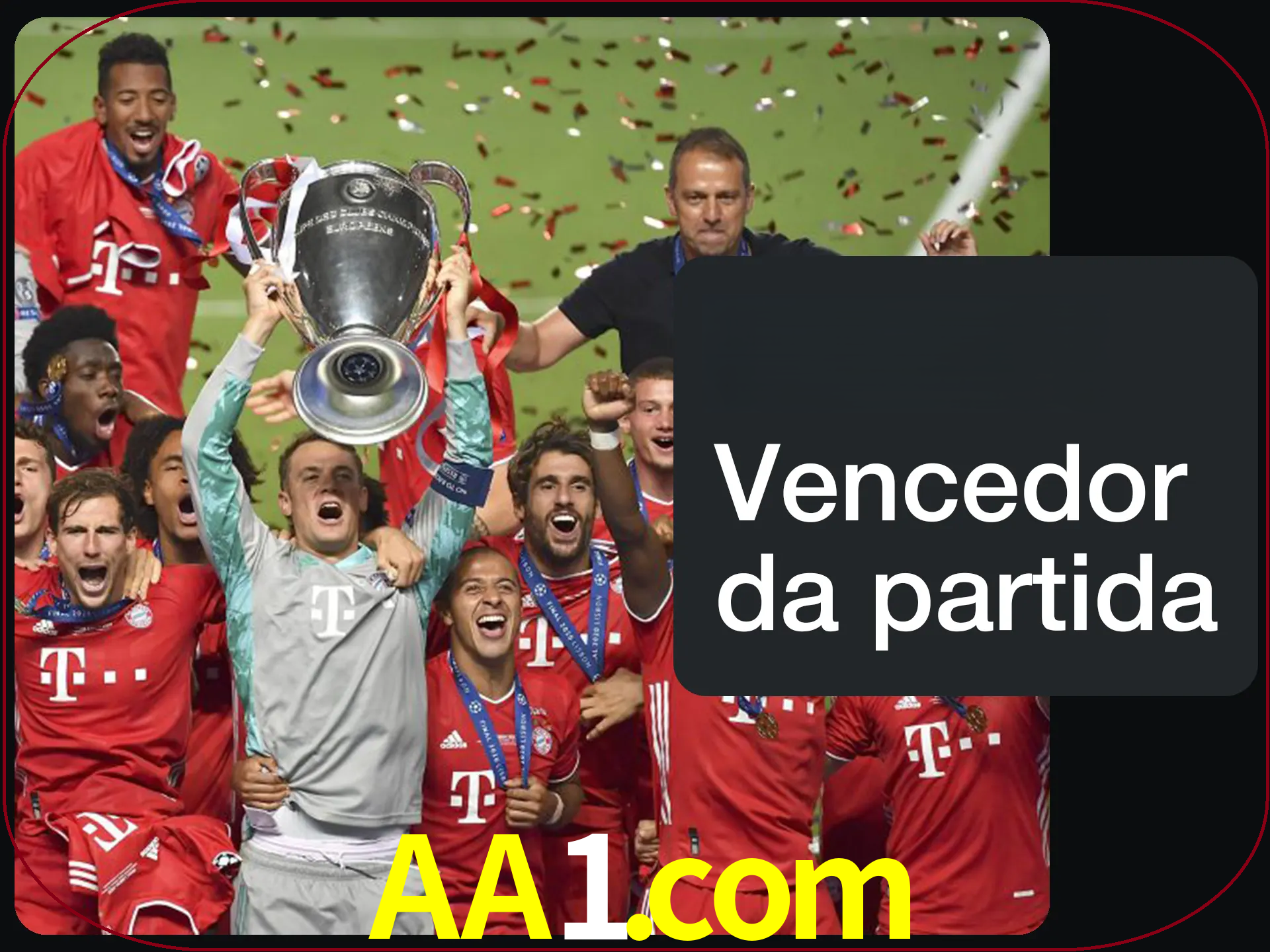Aposte no vencedor e ganhe uma grande quantia de dinheiro.