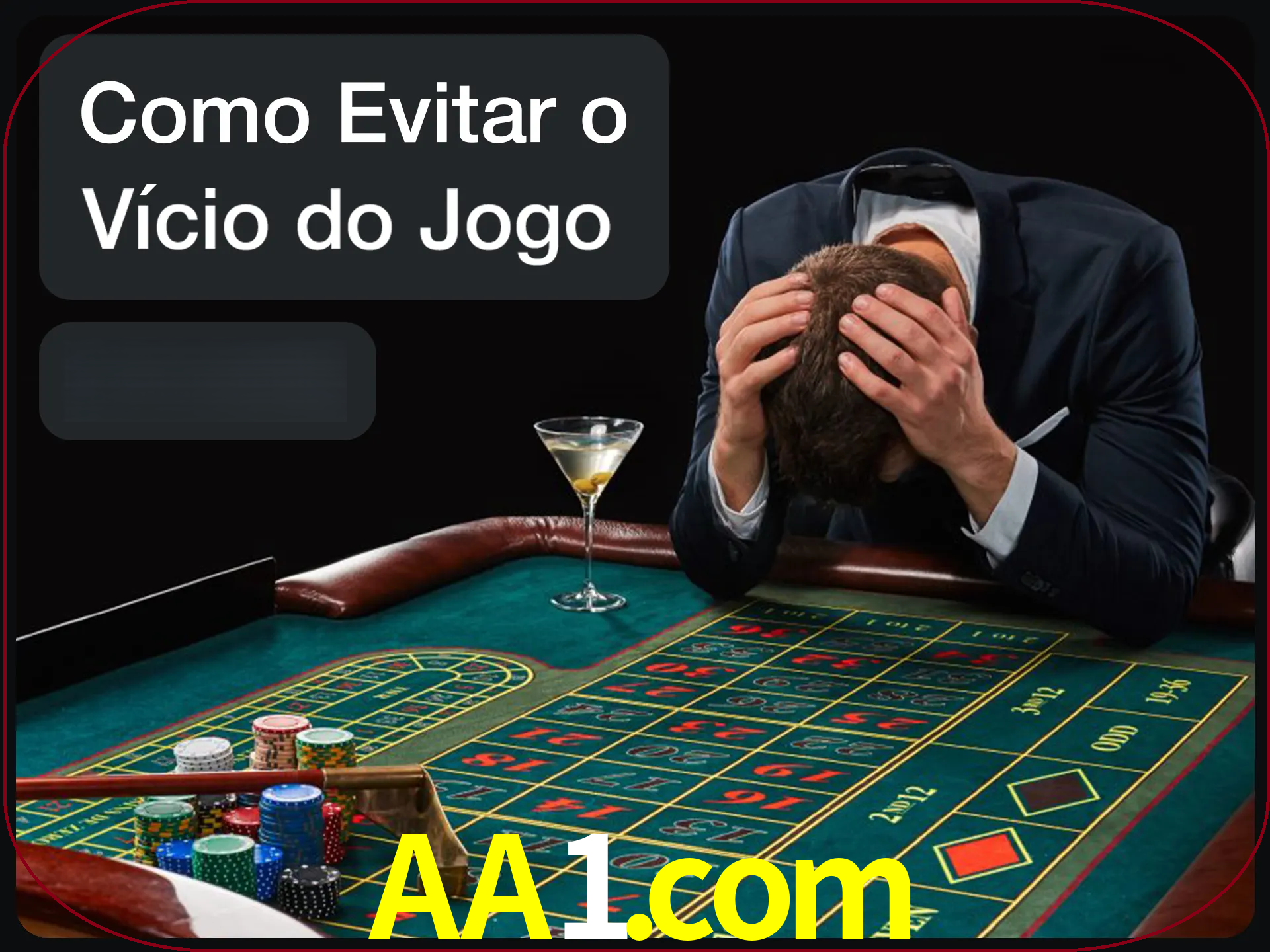 Você é responsável por cada uma de suas apostas.